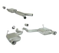 Centrale + Posteriore terminali tondi inox Ragazzon Mustang 2.3 Ecoboost cabrio