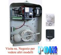 CENTRALE QUADRO UNIVERSALE X CANCELLO SCORREVOLE SCHEDA ANTENNA E 2 TELECOMANDI