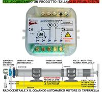 CENTRALE RADIO COMANDO TAPPARELLA AUTOMATICA 220 V FREQ. 433,92 MHZ SALI SCENDI