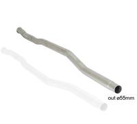 Mini Tubo centrale Gr.N senza silenziatore inox