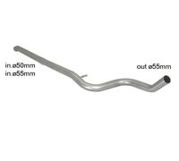 Peugeot Tubo centrale Gr.N senza silenziatore inox - Linea maggiorata diametro