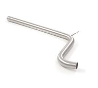 Tubo centrale Gr.N senza silenziatore inox Linea maggiorata diametro 60 mm Le