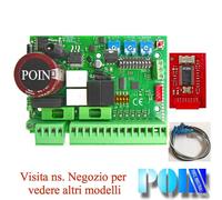 CENTRALE SCHEDA UNIVERSALE CANCELLO SCORREVOLE 12/24V + CIRCUITO CARICA BATTERIA