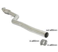 Centrale senza silenziatore Ragazzon BMW Serie1 F21 M135i xDrive 235Kw 2012/2015