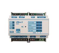 Centrale UNIKA 2 DIN omega 6 moduli per 2 rivelatori gas