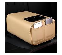Centrale Vano Portaoggetti Universale Per Ford All Cars Car Rear Seat Armrest 2 Row Console Box Con Portabicchieri Bracciolo Sedile Posteriore Bracciolo Console Box(Beige-Double pockets)