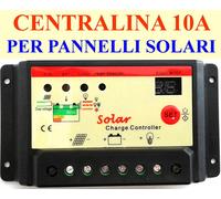 CENTRALINA 20A PER PANNELLI SOLARI SOLAR CHARGE CONTROLLER 20A