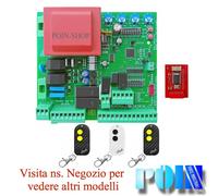 CENTRALINA 230V CANCELLO CANCELLI A BATTENTE COMPATIBILE + TELECOMANDI SCHEDA