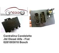 Centralina Candelette BOSCH 0281003018 GRANDE PUNTO CROMA DOBLO STILO MAREA JTD