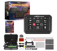 Centralina Comandi 6 Gang RGB LED For Fuoristrada UTV ATV Truck Boat 12V 24V 60A