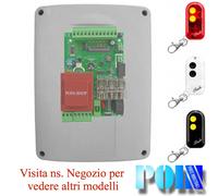 CENTRALINA COMPATIBILE PER AUTOMATISMO CANCELLO SCORREVOLE + 3 TELECOMANDI