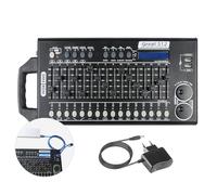 Centralina Dmx 512 Canali Controller per Dmx, Centralina Luci Dmx Controller Programma in Esecuzione Incorporato con Funzione DIP Switch RDM, Mixer Luci Dmx Console Dj Light Board Luci da Palco