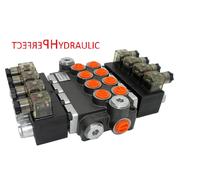 Centralina elettromagnetica 4 sezioni Z50 24VDC 50L elettrovalvola idraulica