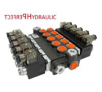 Centralina elettromagnetica 5 sezioni Z50 24VDC 50L elettrovalvola idraulica