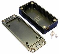 Centralina Euro Hammond Electronics 1591AFLBK ABS nera 100 x 50 x 25 1 pezzo