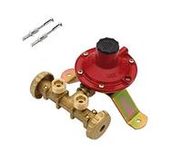 Centralina Mini Per 2 Bombole Gas Gpl Regolatore BP KG/H 4 + Staffa + Tasselli