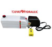 Centralina idraulica 12V 180 bar 2000W camion, ribaltabile, rimorchio 11L...