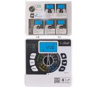 RAIN TIMER CENTRALINA PROGRAMMATORE I-DIAL 4 STAZIONI 24VAC INDOOR