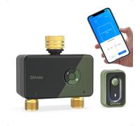 Centralina Irrigazione WiFi 2 Zone con Ingresso Uscita in Ottone Timer