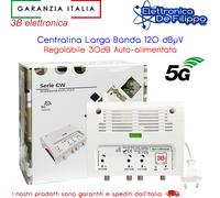 Centralina Larga Banda 120 dBuV Regolabile 30dB Auto-alimentata