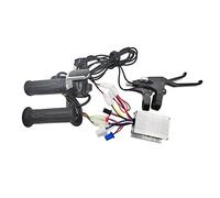 Centralina Monopattino Elettrico 24V 36V 48V 250W 350W 500W Regolatore di Spazzola Kit Freno A Farfalla for Bici Elettrica Scooter Motore A CORRENTE CONTINUA(24V 250W)