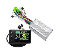 Centralina Monopattino Elettrico 24V 36V 48V 500W 22A Ebike Motore Brushless Controller Universale Display A Colori Set for Mountain Bike Elettrico Scooter(350W-S866 Color)