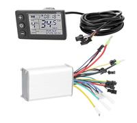 Centralina Monopattino Elettrico 24V-48V/36V-60V 350W Biciclette Elettriche Scooter Controller Motore Display Pollice Acceleratore EBike Brushless Parte(A 36V-60V 350W)