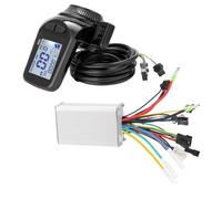 Centralina Monopattino Elettrico 24V-48V/36V-60V 350W Biciclette Elettriche Scooter Controller Motore Display Pollice Acceleratore EBike Brushless Parte(C 24V-48V 250W 13A)