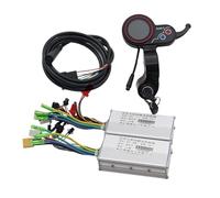 Centralina Monopattino Elettrico 48V 25A DC Controller Brushless Con Chiave Display Strumento Acceleratore for Scooter Elettrici Fuoristrada E Biciclette(48V 25A set)