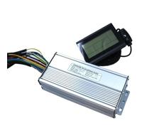 Centralina Monopattino Elettrico 800W-1000W 35Amax 48V Brushless DC Motor Controller Ebike Display Un Set(Controller and 3)