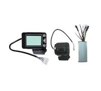 Centralina Monopattino Elettrico Accessori for controller scooter pieghevole 24V/36V Controller scooter in fibra di carbonio Display LCD Set acceleratore freno Centralina Bici Elettrica(Color:24V)