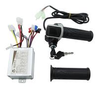 Centralina Monopattino Elettrico Accessori for scooter bici elettrica Motore spazzolato Controller e acceleratore Twist Grip 24V 36V 48V 250W 350W 500W 1000W(24V 350W)