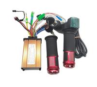 Centralina Monopattino Elettrico Controller brushless for bici elettrica/bicicletta elettrica e-bike 24V 36V 48V 250W 350W 10A 12A 15A 18A 20A con acceleratore a pollice twist(Red throttle kit)
