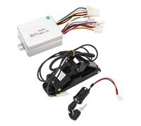 Centralina Monopattino Elettrico Set di controller for motore velocità spazzolato for bici elettrica 12V 24V 36V 48V 250W 350W 500W 800W 1000W con pedale dell'acceleratore(24V 500W)