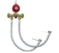 Centralina Per Gas A 2 Uscite Automatico, Completa Di Flessibili, Regolatore E Valvola Di Sicurezza.