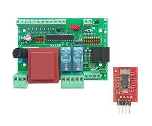 Centralina per motore scorrevole 230V Centrale per serrande tapparelle barriere parcheggio cancelli automatici completa di Ricevitore Quadro comando automazione per cancello centralina scheda S2XL+RIC