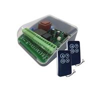 CENTRALINA PER SERRANDA GARAGE TENDA SARACINESCA CON RICEVENTE 433 E TELECOMANDO