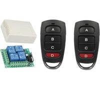 CENTRALINA PER TAPPARELLE SERRANDE LUCI 433 MHZ 220V 2 CH + 2 TELECOMANDI