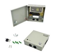 CENTRALINA RACK BOX ALIMENTATORE DC 12v STABILIZZATO 4 CANALI TELECAMERA CCTV