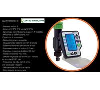 CENTRALINA RAIN AMICO + PIU' PROGRAMMATORE DIGITALE batteria 1 zona da 3/4"