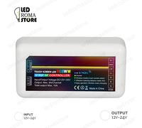 CENTRALINA RICEVITORE RGB+CCT X STRISCIA LED COMPATIBILE CON TELECOMANDO 2.4GHz