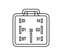 Centralina, Tempo incandescenza MAHLE MHG 5 per OPEL VECTRA B (J96) 2 1997-2002