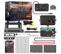 Centralina Touch 8 Pulsanti LED Blu For Veicoli Offroad Camion UTV ATV 720W