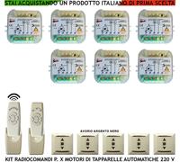 CENTRALINE RADIO X 7 TAPPARELLE ELETTRICHE RADIOCOM 3 E 6 CANALI 5 RADIOPULSANTI