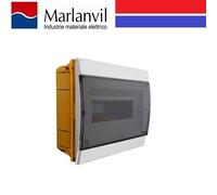 CENTRALINO 8 POSTI DA INCASSO MARLANVIL FILO MURO 970.08.B