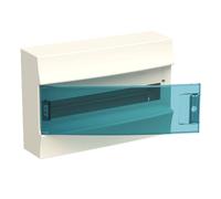 Centralino ABB da parete 18 moduli IP41 porta blue petrol bianco 41P18X12