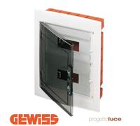 Centralino ad Incasso Gewiss 12x2 Moduli Pannello fumè IP40 GW40606