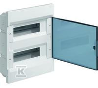 Centralino COSMOS 2x12M incasso IP40 porta trasparente VR212TP