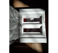 Centralino da incasso 24 moduli con cornice bianco portello bianco
