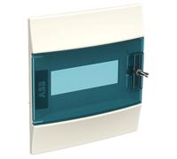 Centralino da incasso ABB 8 moduli IP41 porta blue petrol 41F08X12